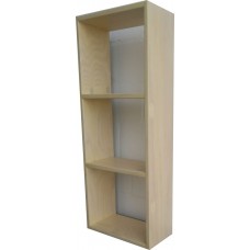 Limewash Wall Shelf: 3 Division