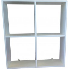 Wall Shelf: 4 Division Hanging Shelf