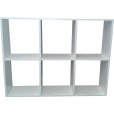 Wall Shelf: 6 Division Hanging Shelf