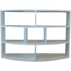 Half Moon Hanging Wall Shelf